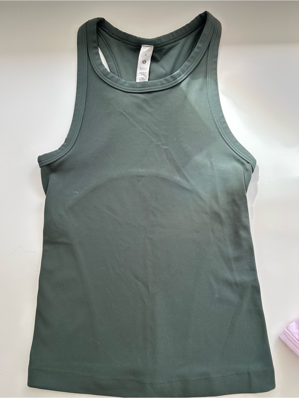 lululemon athletica Green Racerback Tank